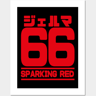 Germa 66, Sparking Red Posters and Art